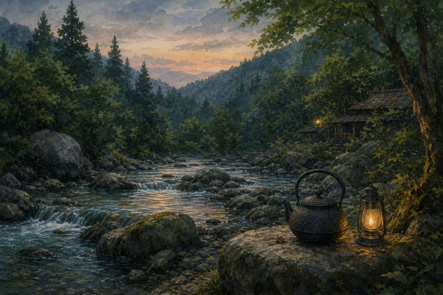 岩手県を象徴する風景イラスト