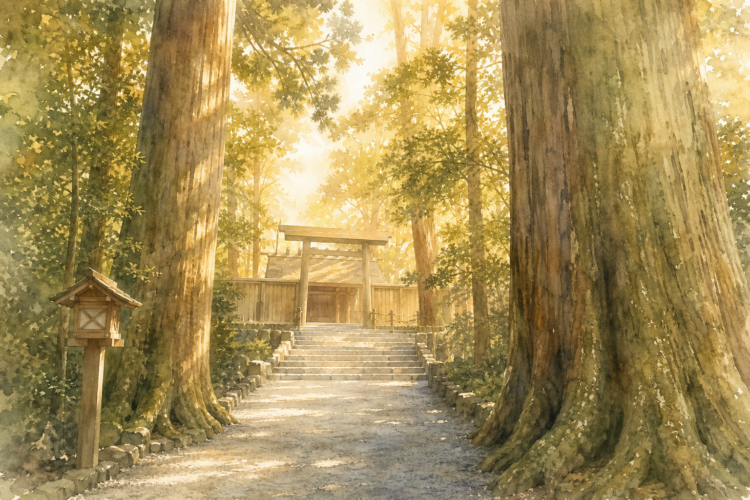 三重県を象徴する風景イラスト